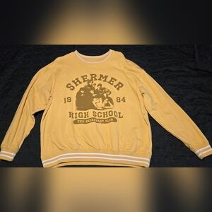 Shermer High School Yellow Sweater